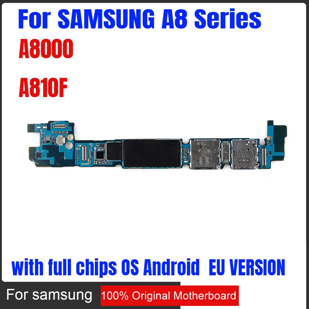 Good working full tested Original Unlocked logic board for Samsung Galaxy A8 A8000 A810F Motherboard Mainboard with full chips
Good working full tested Original Unlocked logic board for Samsung Galaxy A8 A8000 A810F Motherboard Mainboard with full chips