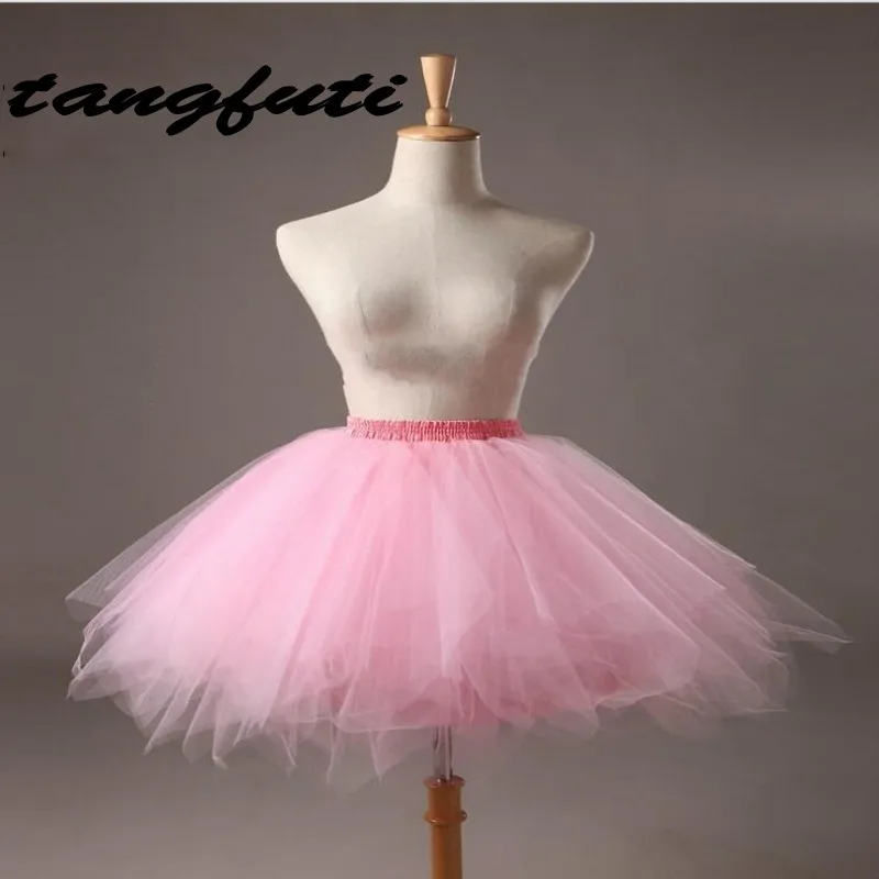 New Colorful Petticoa Hot Candy Color Multi-color Tutu Underskirt t jupon crinoline cerceau mariage Petticoat |