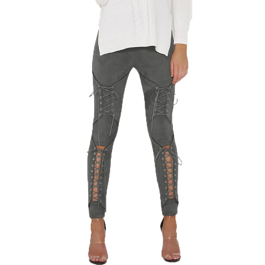Suede Leather Pants 2018 New Spring High Waist Lace Up Stretch Skinny Bodycon Pencil Leggings Pants Bandage Pants Women
Suede Leather Pants 2018 New Spring High Waist Lace Up Stretch Skinny Bodycon Pencil Leggings Pants Bandage Pants Women