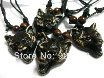 FREE SHIPPING Lots 15 PCS Tibet Pendant Tibet Men's Cool Wolf Head Yak Bone Tribal Pendant&Necklace F&SH
FREE SHIPPING Lots 15 PCS Tibet Pendant Tibet Men's Cool Wolf Head Yak Bone Tribal Pendant&Necklace F&SH
