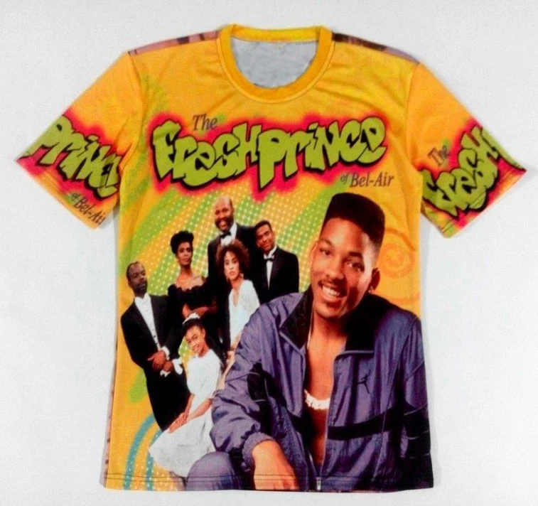 Real USA American Size 3 styles Fresh Prince 3D sublimation printing T-shirts plus size 4XL 5XL 6XL
Real USA American Size 3 styles Fresh Prince 3D sublimation printing T-shirts plus size 4XL 5XL 6XL