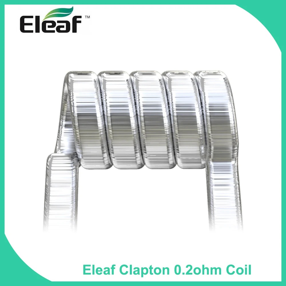 Original Eleaf Clapton 0.2ohm Coil for Coral 2 Atomizer vape coil/ head electronic cigarette
Original Eleaf Clapton 0.2ohm Coil for Coral 2 Atomizer vape coil/ head electronic cigarette