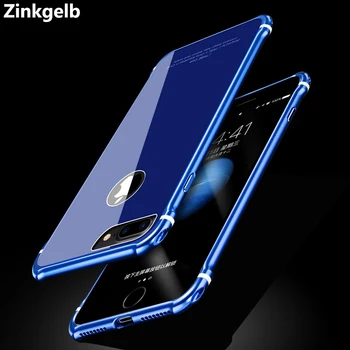 For iPhone 7 Plus Case Cover Luxury Hard Metal Aluminum Frame Glass Backplane Protective Phone Case for iPhone 7Plus Back Cover
For iPhone 7 Plus Case Cover Luxury Hard Metal Aluminum Frame Glass Backplane Protective Phone Case for iPhone 7Plus Back Cover