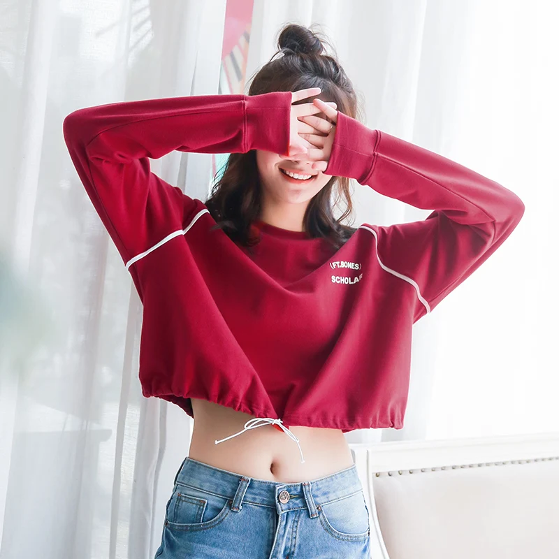 Women Sweatshirt Hoodies 2019 Women Crop Top Hoodie Electricity Waist Sweatshirts For Women Short Pullover Spring Women Clothing
Women Sweatshirt Hoodies 2019 Women Crop Top Hoodie Electricity Waist Sweatshirts For Women Short Pullover Spring Women Clothing