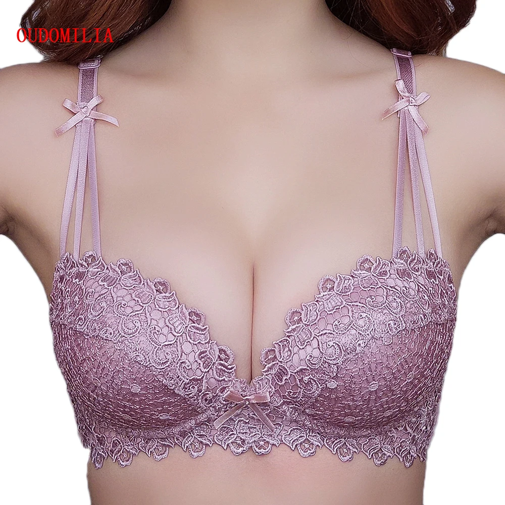 OUDOMILAI new Hot Women Lingerie Set Wireless Push Up Bra Set Underwear Padded Luxury Embroidery Small Breasts Sexy Bra Panties
OUDOMILAI new Hot Women Lingerie Set Wireless Push Up Bra Set Underwear Padded Luxury Embroidery Small Breasts Sexy Bra Panties