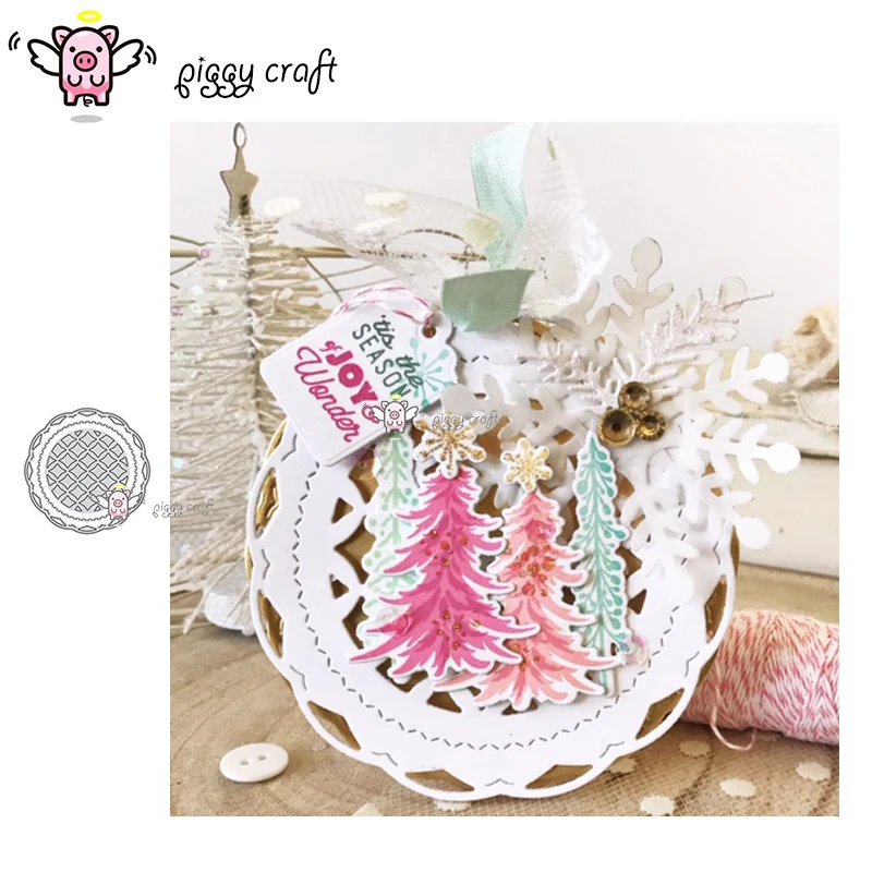 Piggy Craft metal cutting dies cut die mold Round background frame Scrapbook paper craft knife mould blade punch stencils die
Piggy Craft metal cutting dies cut die mold Round background frame Scrapbook paper craft knife mould blade punch stencils die