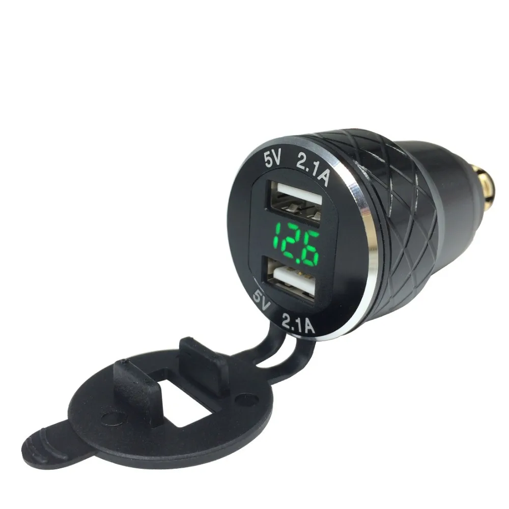 Aluminum 12V-24V Motorcycle USB Charger Cell Phone Power Adapter Socket EU Plug For BMW F800GS F650GS F700GS R1200GS
Aluminum 12V-24V Motorcycle USB Charger Cell Phone Power Adapter Socket EU Plug For BMW F800GS F650GS F700GS R1200GS