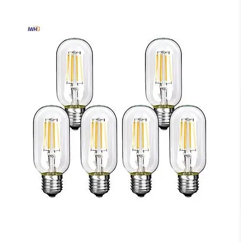 IWHD 6pcs LED Filament Bulb E27 4W Vintage Lamp Light E27 LED Bulbs 4W 110V-220V Edison Bulb Retro Lamp Industrial Decorative
IWHD 6pcs LED Filament Bulb E27 4W Vintage Lamp Light E27 LED Bulbs 4W 110V-220V Edison Bulb Retro Lamp Industrial Decorative