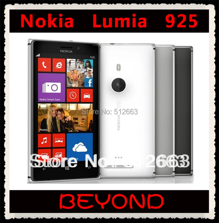 Nokia Lumia 925 Original Unlocked Windows Mobile Phone 8 4.5'' 8MP WIFI GPS 3G&4G GSM 16GB internal Storage Dropshipping
Nokia Lumia 925 Original Unlocked Windows Mobile Phone 8 4.5'' 8MP WIFI GPS 3G&4G GSM 16GB internal Storage Dropshipping