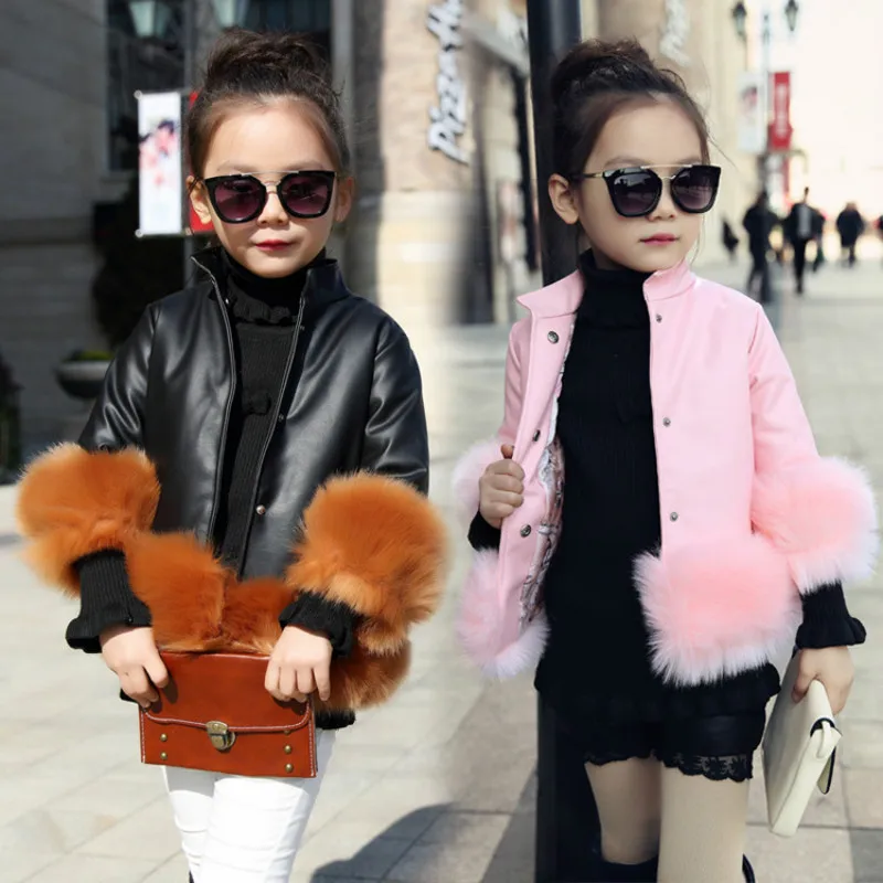 Children's fur coat PU fashion stitching baby shirt autumn and winter new imitation fur coat motorcycle kid jacket
Children's fur coat PU fashion stitching baby shirt autumn and winter new imitation fur coat motorcycle kid jacket