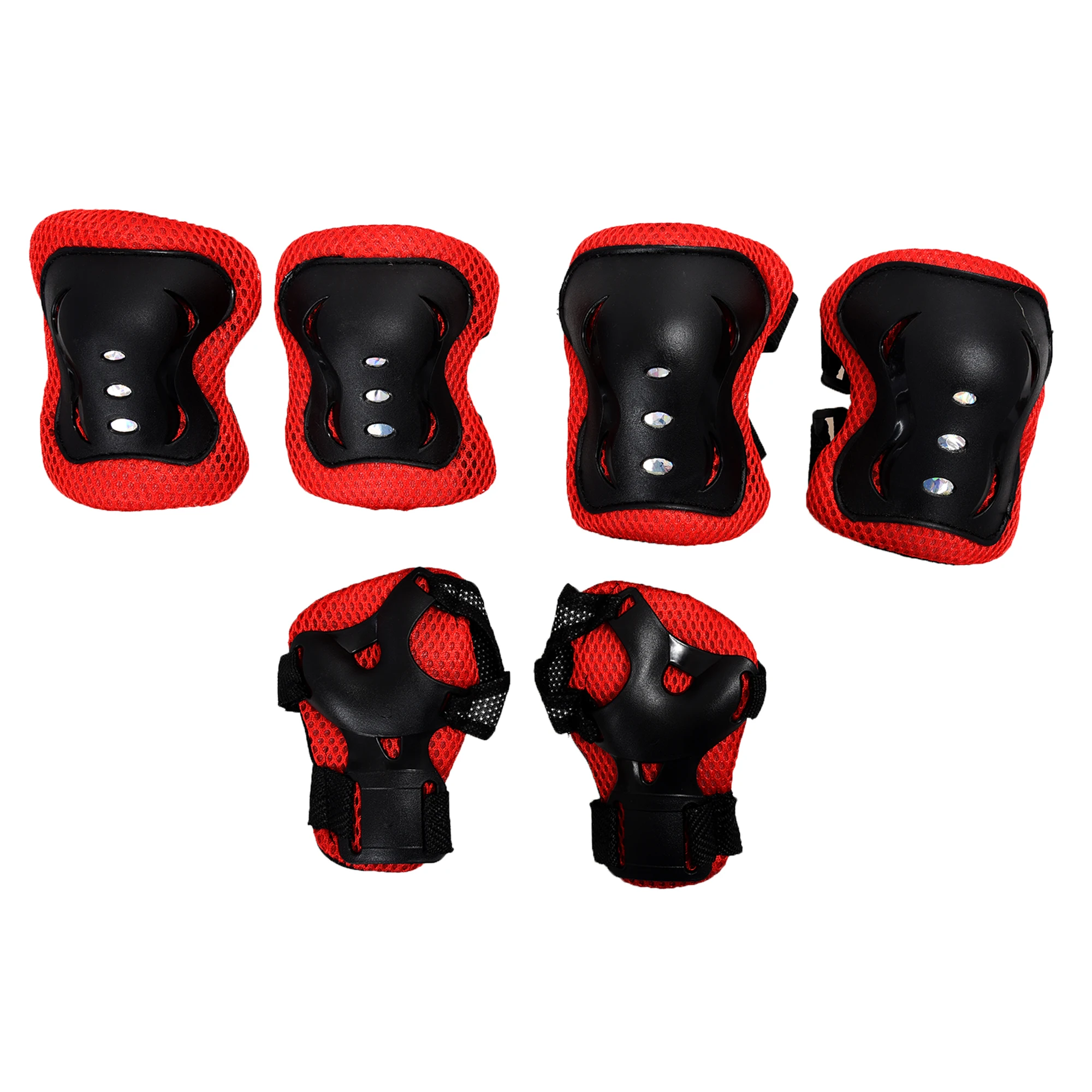 SZ-LGFM- Kid Cycling Role Skating Knee Elbow Wrist Protector Pads - Black and Red
SZ-LGFM- Kid Cycling Role Skating Knee Elbow Wrist Protector Pads - Black and Red