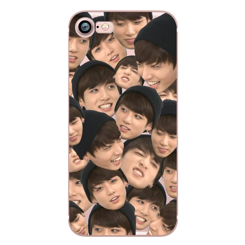 BTS Korea Bangtan Boys Young Forever JUNG KOOK V Spring Day Phone Case for iphone 5s 6 6s 7 plus se 5 Silicone Clear Soft TPU (10)