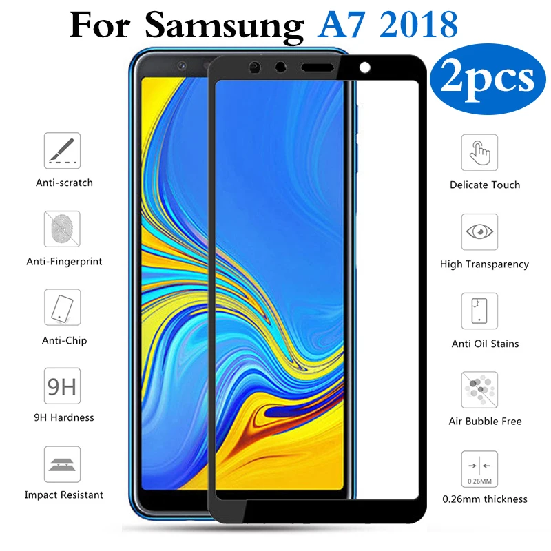 Tempered Glass 2pcs For Samsung A7 2018 A 7 7a A72018 A750 3D Protective Safety Tremp On Galaxy Full Cover Screen Protector glas
Tempered Glass 2pcs For Samsung A7 2018 A 7 7a A72018 A750 3D Protective Safety Tremp On Galaxy Full Cover Screen Protector glas