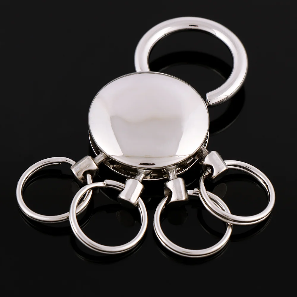 Car Keychain Stylish Removable Metal Leather Rubber Keychain Unisex Car Keychain Stylish Removable Metal Leather Rubber Keychain Unisex