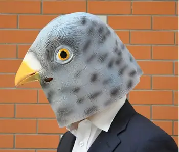 New Arrival Artificial Halloween Latex Pigeon Mask Masquerade Parties Cosplay Gadget Gray Durable Attractive Mask
New Arrival Artificial Halloween Latex Pigeon Mask Masquerade Parties Cosplay Gadget Gray Durable Attractive Mask