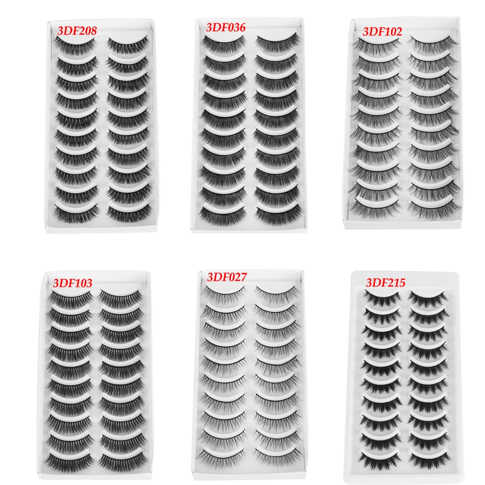 10 Pairs 3D Mink Hair False Eyelashes Natural Long Wispy Lashes Crisscross Eye Makeup Lashes Handmade 100% Cruelty-free Lashes
10 Pairs 3D Mink Hair False Eyelashes Natural Long Wispy Lashes Crisscross Eye Makeup Lashes Handmade 100% Cruelty-free Lashes
