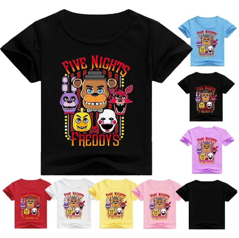 Детская футболка с надписью Five Nights at Freddy's FNAF 2019|Тройники| |