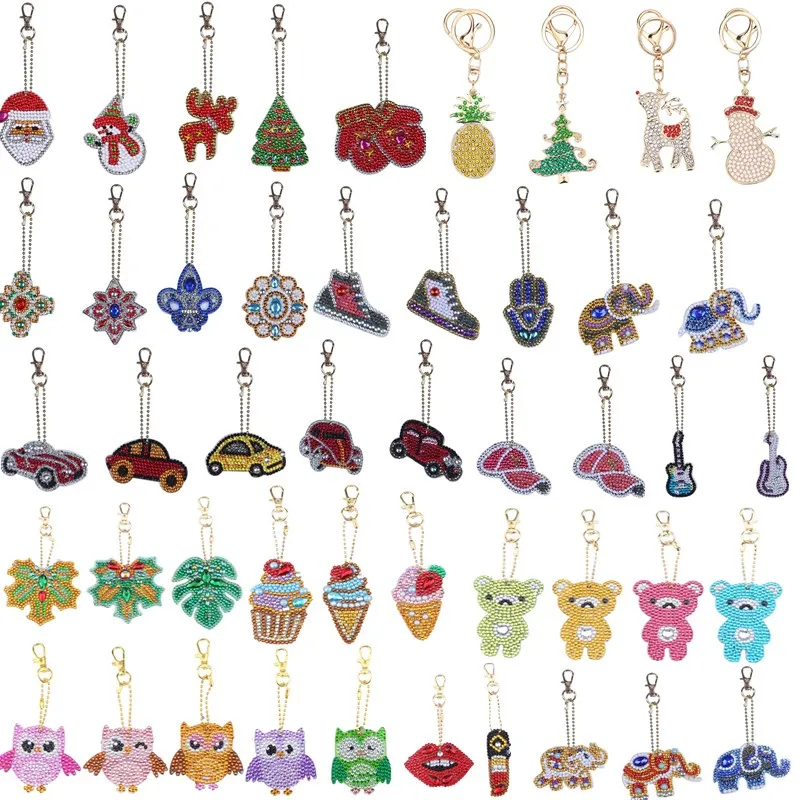 1-5PCS DIY Diamond Key Chain Special Shaped Full Diamond Painting Keyring Keychains Cross Stitch Embroidery Women Bag Xmas Decor
1-5PCS DIY Diamond Key Chain Special Shaped Full Diamond Painting Keyring Keychains Cross Stitch Embroidery Women Bag Xmas Decor
