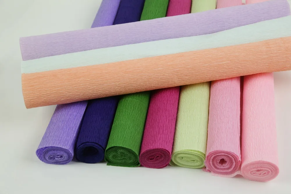 Free Shipping 250*50cm/Roll DIY Flower/ Gift Decoration Wrapping Packing Crepe Papers, Handmade Materials of Crinkled Paper
Free Shipping 250*50cm/Roll DIY Flower/ Gift Decoration Wrapping Packing Crepe Papers, Handmade Materials of Crinkled Paper