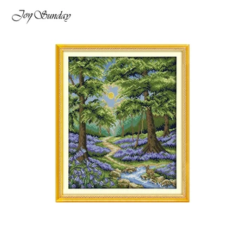 Joy Sunday Chinese Cross Stitch Kits 11CT 14CT Printed Patterns Bluebell Forest Flowers Beautiful DMC Needlework Embroidery Kits
Joy Sunday Chinese Cross Stitch Kits 11CT 14CT Printed Patterns Bluebell Forest Flowers Beautiful DMC Needlework Embroidery Kits