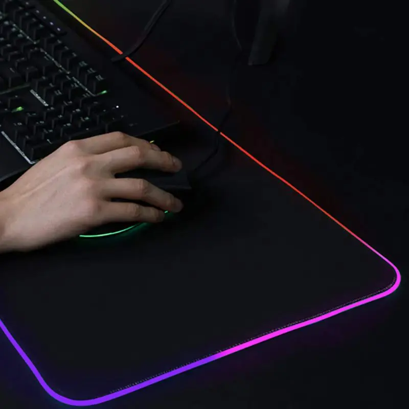 RGB 7 Colorful Luminous Mousepad Gaming LED Lighting Mouse Mat for PC Laptop Desktop Notebook Accessories
RGB 7 Colorful Luminous Mousepad Gaming LED Lighting Mouse Mat for PC Laptop Desktop Notebook Accessories