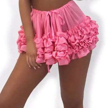 Women Summer Chiffon Sexy Skirt Bohemian Boho Ruffle Mini Skirt Elastic Waist Beach Skirt 
Women Summer Chiffon Sexy Skirt Bohemian Boho Ruffle Mini Skirt Elastic Waist Beach Skirt