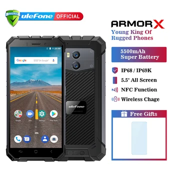 Ulefone Armor X IP68 Waterproof Mobile Phone Android 8.1 5.5" HD Quad Core 2GB+16GB NFC Face ID Wireless Charge Smartphone
Ulefone Armor X IP68 Waterproof Mobile Phone Android 8.1 5.5" HD Quad Core 2GB+16GB NFC Face ID Wireless Charge Smartphone