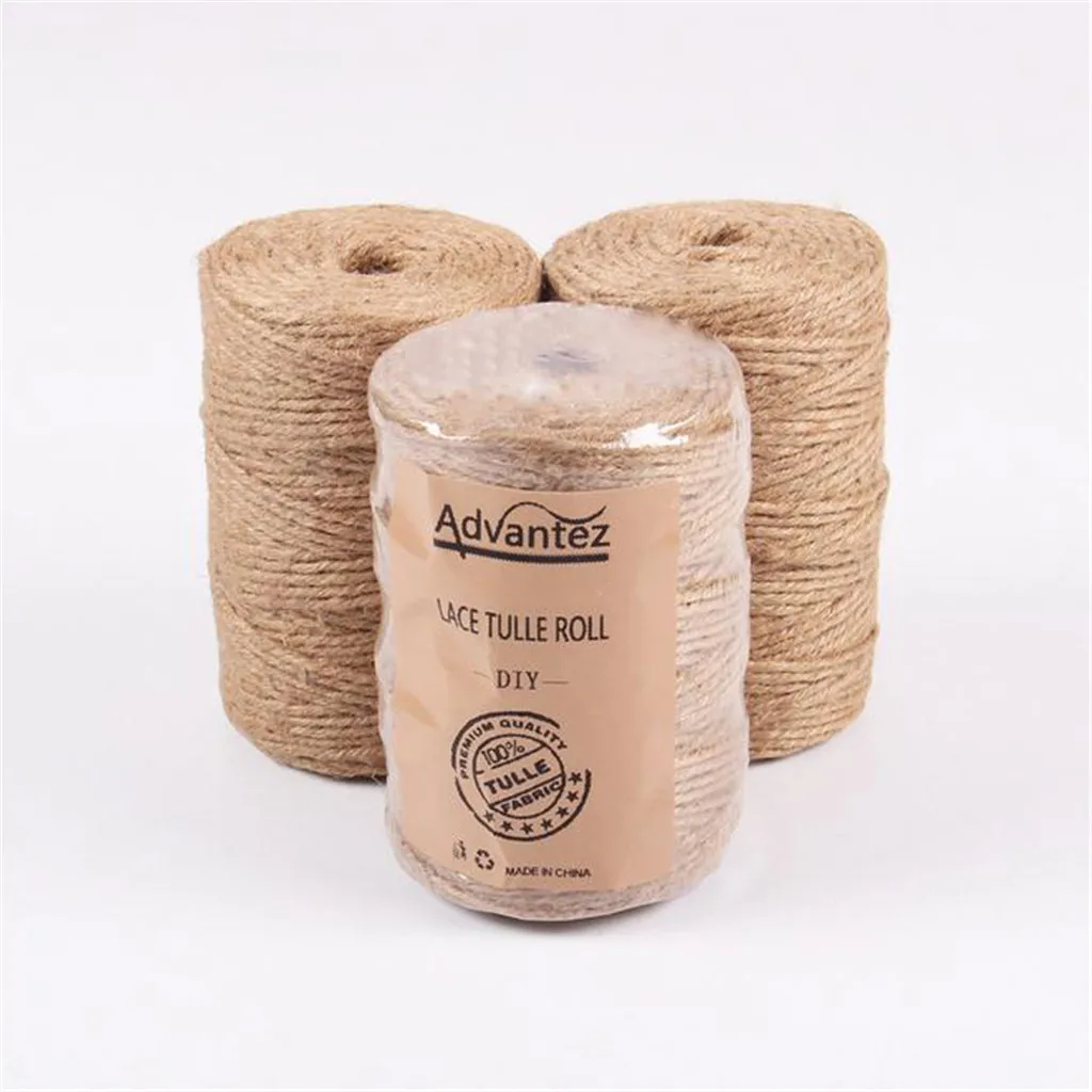 100M 3mm Handmade Linen Cords Burlap Twine Rope String DIY Craft Art Decoration Gift String Cord Wedding Tags Decoration L*5
100M 3mm Handmade Linen Cords Burlap Twine Rope String DIY Craft Art Decoration Gift String Cord Wedding Tags Decoration L*5