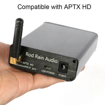 LDAC CSR8675 Bluetooth V5.0 Receiver Decoder Audio Board PCM5102 DAC Audio Decoding With Antenna 24BIT
LDAC CSR8675 Bluetooth V5.0 Receiver Decoder Audio Board PCM5102 DAC Audio Decoding With Antenna 24BIT