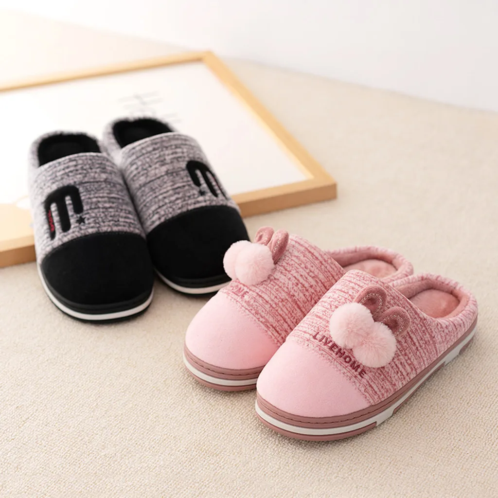 MUQGEW Autumn Slippers Cotton Shoes Woman Winter Keep Warm 2019 Slippers Cartoon Non-slip Bedroom Floor Shoes chaussures femme
MUQGEW Autumn Slippers Cotton Shoes Woman Winter Keep Warm 2019 Slippers Cartoon Non-slip Bedroom Floor Shoes chaussures femme