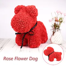 SOLEDI 37*27*15CM Red Rose Dog Rose Lucky Dog Dolls Artificial Rose Bear Lovely Simulated Gifts Valentine'S Day Toy Decorations
SOLEDI 37*27*15CM Red Rose Dog Rose Lucky Dog Dolls Artificial Rose Bear Lovely Simulated Gifts Valentine'S Day Toy Decorations