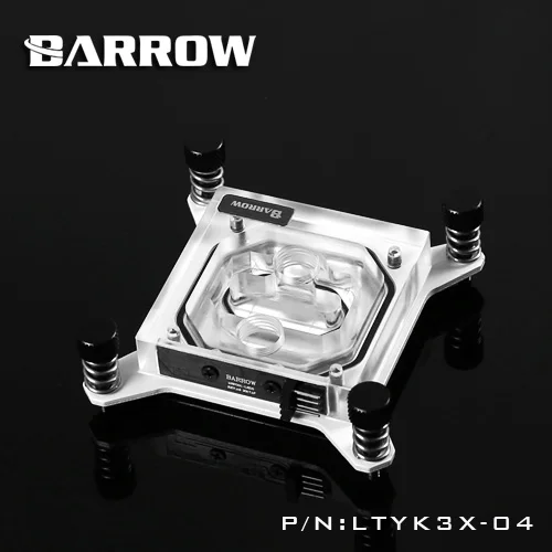 Barrow LTYK3X-04 CPU waterblock cooling cpu water cooler RGB 1.0 Digital display microcutting waterway with controller
Barrow LTYK3X-04 CPU waterblock cooling cpu water cooler RGB 1.0 Digital display microcutting waterway with controller