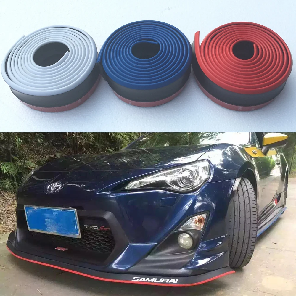 New Rubber 3 color hybrid bumper Strip Car 2.5m length Exterior Front Bumper Lip Kit / Car bumper Strip Universal
New Rubber 3 color hybrid bumper Strip Car 2.5m length Exterior Front Bumper Lip Kit / Car bumper Strip Universal
