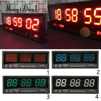 Digital LED Calendar Wall Clock Large Jumbo Display Desk Wall Clock With Thermometer Temperature Display EU Plug
Digital LED Calendar Wall Clock Large Jumbo Display Desk Wall Clock With Thermometer Temperature Display EU Plug