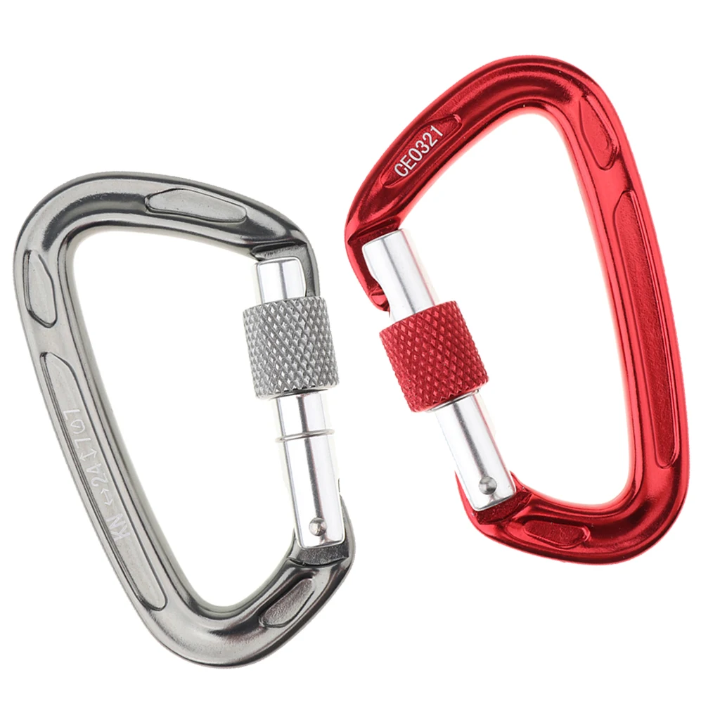1pc 10*6cm 24KN Auto Locking Carabiner Hammock Rappelling Climbing Screw Gate Buckle Sport Climbing Carabiner bag accessories
1pc 10*6cm 24KN Auto Locking Carabiner Hammock Rappelling Climbing Screw Gate Buckle Sport Climbing Carabiner bag accessories