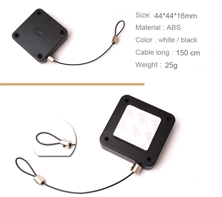 50 pieces mechanical security recoiler anti theft, cable counter top, retractable pull box for merchandise
50 pieces mechanical security recoiler anti theft, cable counter top, retractable pull box for merchandise