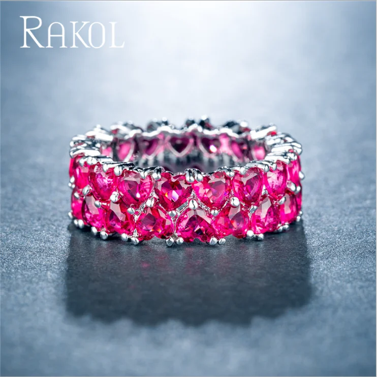 RAKOL New Fashionable OL Lady Ring With Heart-Shaped Ground Zircon White-Plated Luxury Ring For Women Dress Jewelry RR610553
RAKOL New Fashionable OL Lady Ring With Heart-Shaped Ground Zircon White-Plated Luxury Ring For Women Dress Jewelry RR610553