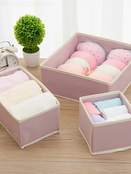 6 pcs Storage Underwear Organizer Non-Woven Fabric Ties Boxs Drawer Scarfs Socks Bra Interior Towel Container Storage Boxs
6 pcs Storage Underwear Organizer Non-Woven Fabric Ties Boxs Drawer Scarfs Socks Bra Interior Towel Container Storage Boxs