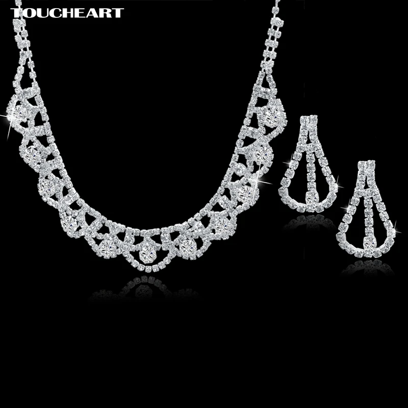 2015 New Arrival Rhinestone Crystal Drop Necklace Earring Silver Plated Jewelry Set For Wedding Bridal Christmas Gift Set150065
2015 New Arrival Rhinestone Crystal Drop Necklace Earring Silver Plated Jewelry Set For Wedding Bridal Christmas Gift Set150065