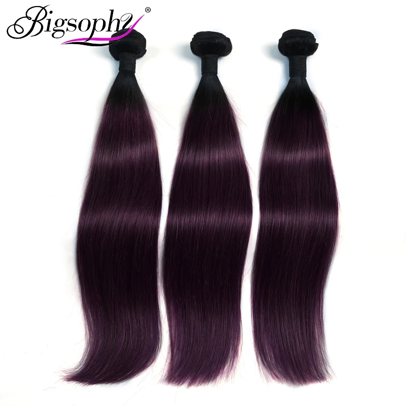 Bigsophy Hair Brazilian Hair Weave Bundles Straight Human Hair 3 Bundles Burgundy 10-28" Top Remy Hair 2 Tone Ombre Color 1B/99J
Bigsophy Hair Brazilian Hair Weave Bundles Straight Human Hair 3 Bundles Burgundy 10-28" Top Remy Hair 2 Tone Ombre Color 1B/99J