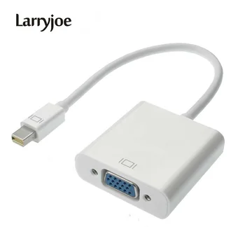Larryjoe 1PC/LOT Hot Selling Cable Video Mini Displayport Display Port DP Male to VGA Cable Adapter for Apple Macbook
Larryjoe 1PC/LOT Hot Selling Cable Video Mini Displayport Display Port DP Male to VGA Cable Adapter for Apple Macbook
