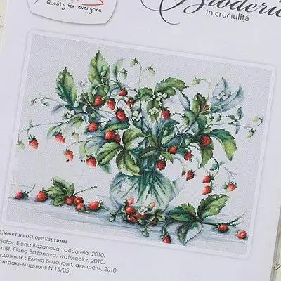 Needlework,DIY Cross Stitch,Sets For Embroidery kits,11CT&14CT&16CT,Strawberries in glass jar
Needlework,DIY Cross Stitch,Sets For Embroidery kits,11CT&14CT&16CT,Strawberries in glass jar