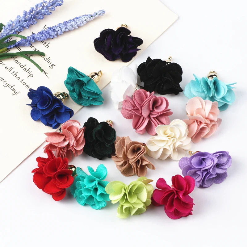 10pcs Mix Color Fabric Flower Tassel Pendants For Keychain Cellphone Straps Jewelry Charms Pendants Diy Sewing Accessories
10pcs Mix Color Fabric Flower Tassel Pendants For Keychain Cellphone Straps Jewelry Charms Pendants Diy Sewing Accessories