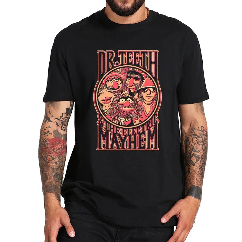EU Size 100% Cotton T Shirt Muppets Show Dr. Teeth The Electric Mayhem Movies Anime T-shirt Breathable Casual Tops Clothing
EU Size 100% Cotton T Shirt Muppets Show Dr. Teeth The Electric Mayhem Movies Anime T-shirt Breathable Casual Tops Clothing