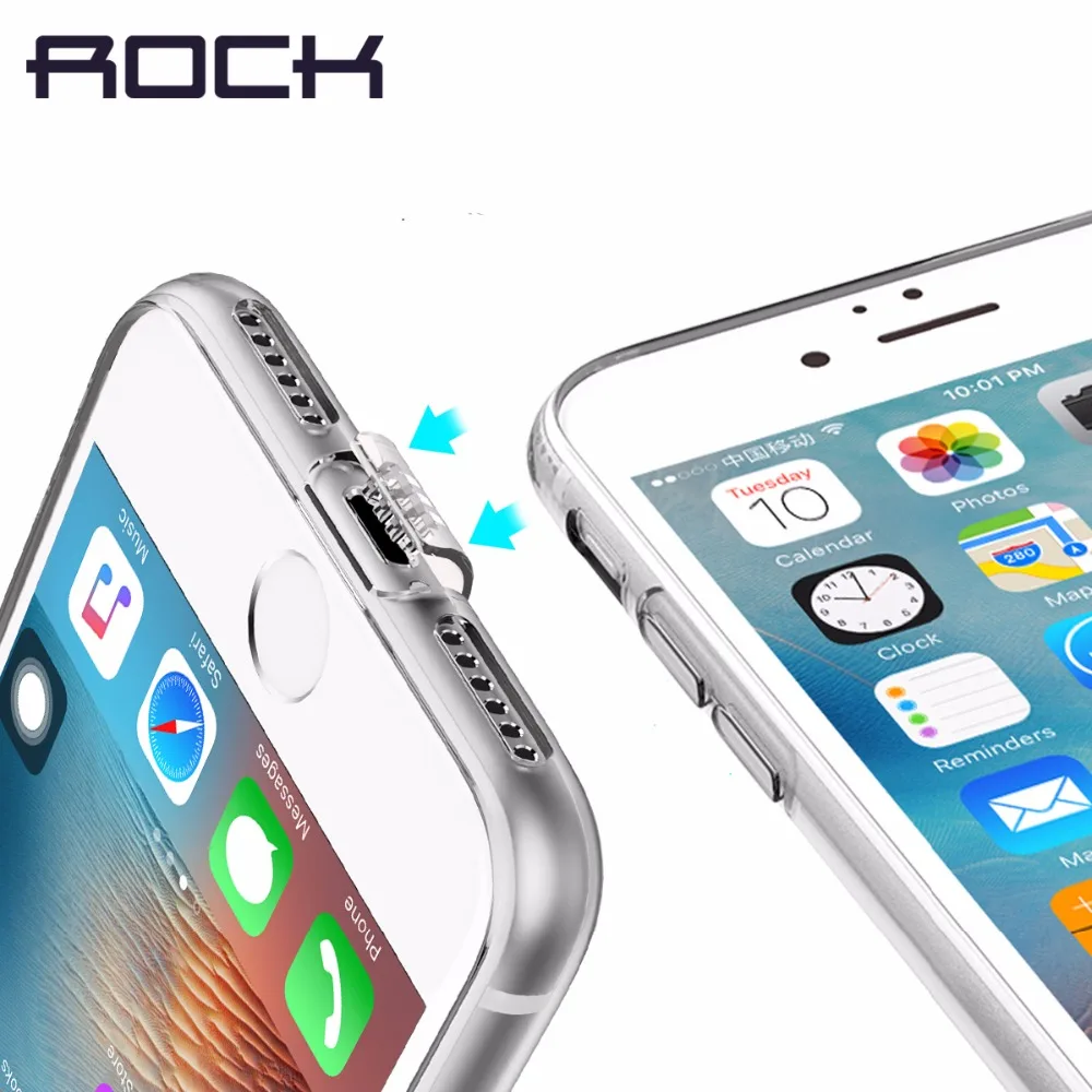 ROCK Slim Soft TPU Case for iPhone 7 8 with Dust plug, Pluggy TPU Cover for iPhone7 plus 8plus
ROCK Slim Soft TPU Case for iPhone 7 8 with Dust plug, Pluggy TPU Cover for iPhone7 plus 8plus