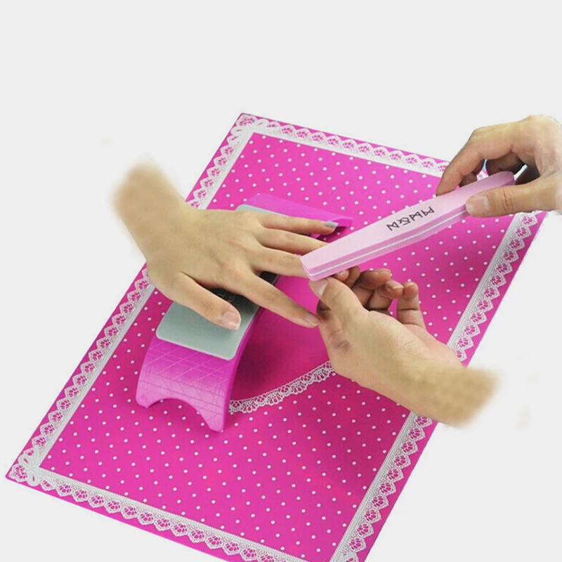 Almohadilla Manicura Silicone Mat for Manicure Nail Arm Rest+Hand Holder Pad Washable Foldable Mat Pad
Almohadilla Manicura Silicone Mat for Manicure Nail Arm Rest+Hand Holder Pad Washable Foldable Mat Pad