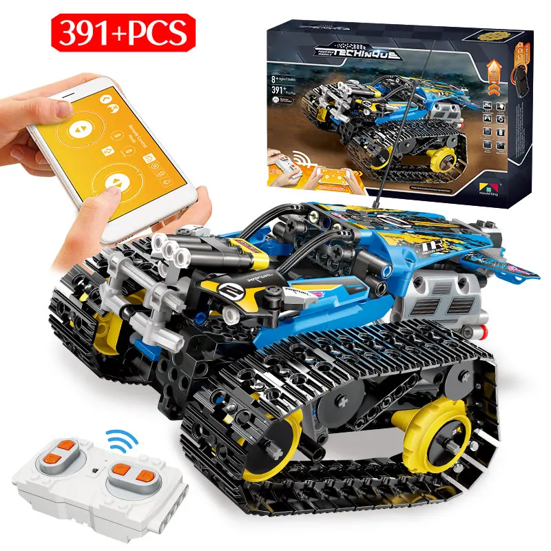 391PCS RC Creator Technic Remote Control and Battle Tank Building Blcoks Legoingly City Military Remote Control Kids Toy
391PCS RC Creator Technic Remote Control and Battle Tank Building Blcoks Legoingly City Military Remote Control Kids Toy