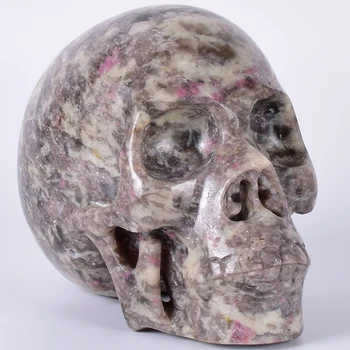 2360 g Statue Natural Lepidolite Stone Big Skull Giftware Crystal Human Head Hand Carving Figurine Healing Skulls Art Decor
2360 g Statue Natural Lepidolite Stone Big Skull Giftware Crystal Human Head Hand Carving Figurine Healing Skulls Art Decor