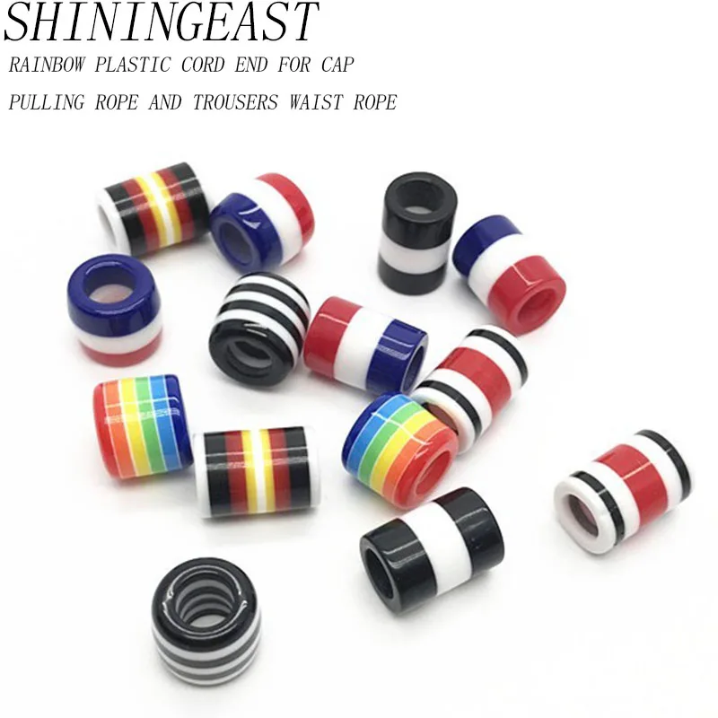40pcs/lot rainbow cylindrical plastic cord end for hoodie cap pulling rope trousers waist tie rope diy craft accessories1984
40pcs/lot rainbow cylindrical plastic cord end for hoodie cap pulling rope trousers waist tie rope diy craft accessories1984