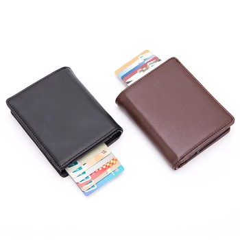2019 new cardholder wallet, RFID anti-theft card swipe to protect the wallet, automatically pop up aluminum alloy wallet
2019 new cardholder wallet, RFID anti-theft card swipe to protect the wallet, automatically pop up aluminum alloy wallet